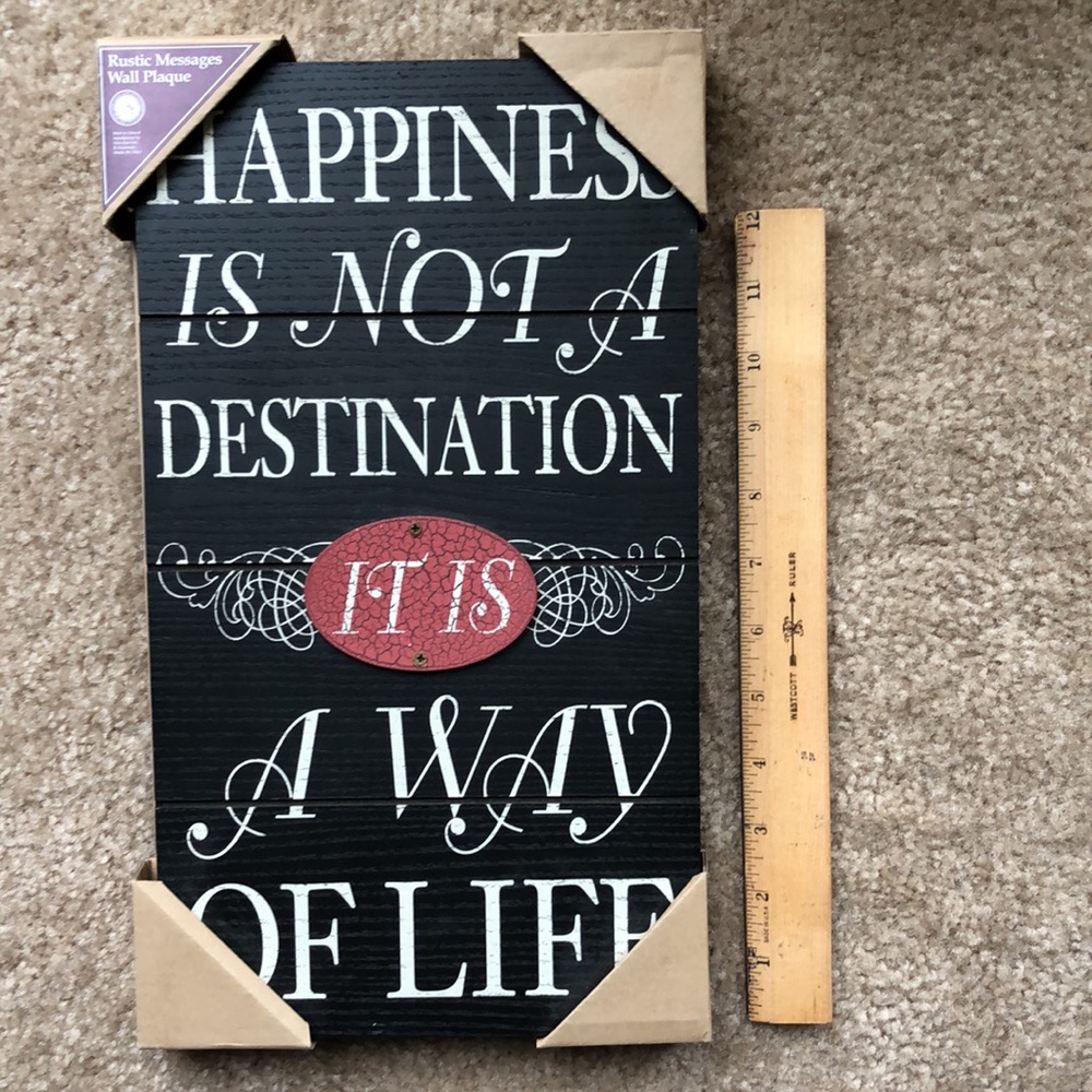 Rustic Message Wall Plaque - Picture 8 of 8